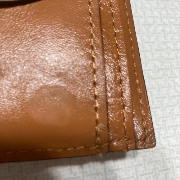 Like New Patricia Nash Cognac Evelyn Style Leather Wallet with cut outs - Picture 9 of 9